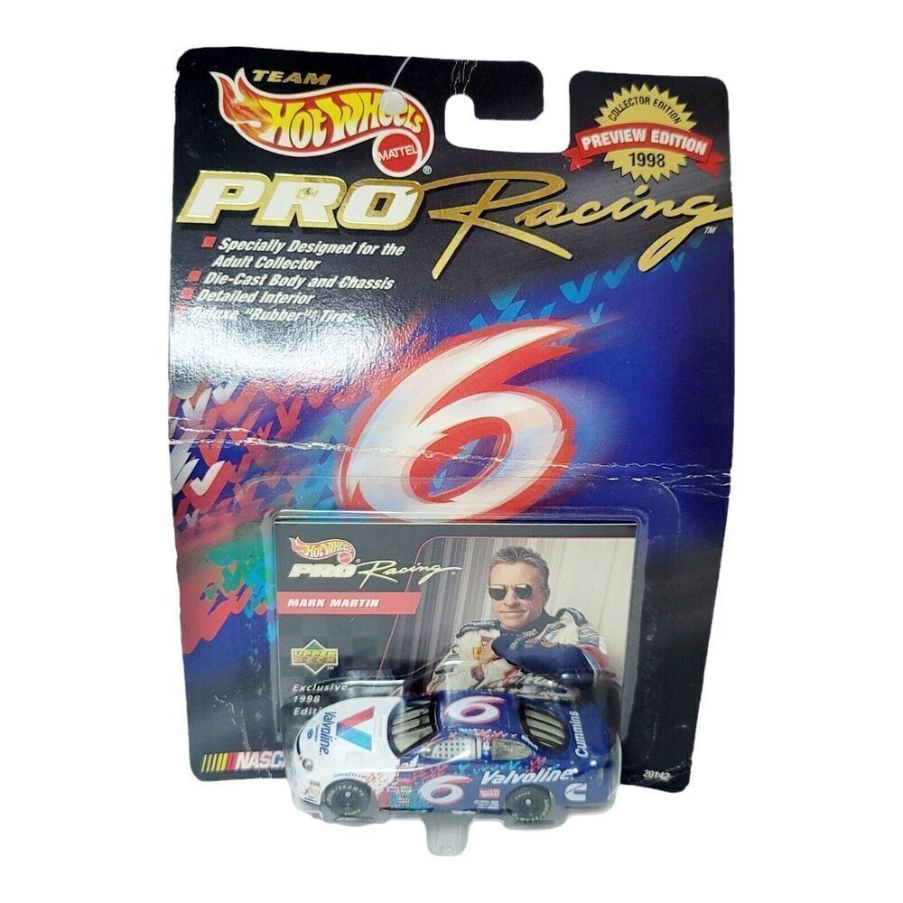 Vingate Wheels MARK MARTIN #6 Pro Racing 1998‎ Preview Edition VALVOLINE NASCAR
